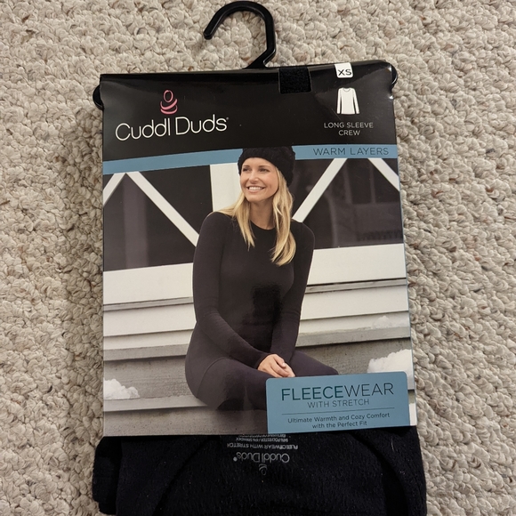 Cuddl Duds Tops - Cuddl Duds XS long sleeve crew fleecewear